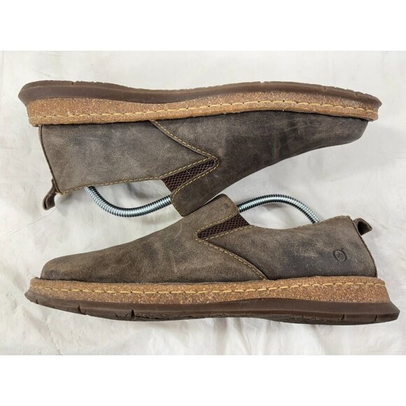 Børn Bryson Taupe Avola Distressed Leather Slip On Loafer Men's Size 9.5 - Picture 8 of 12